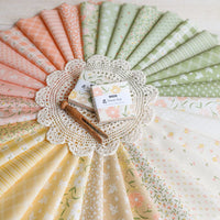 Flower Girl Prairie Leafy Yardage by Heather Briggs of My Sew Quilty Life for Moda Fabrics | 31736 19 | Fat Quarter Remnant