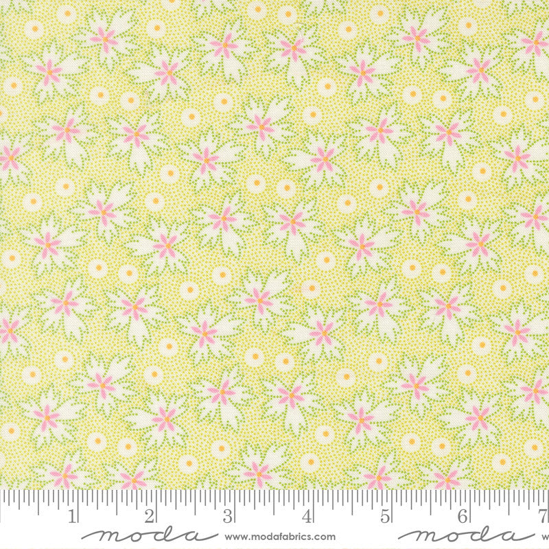Summers End Geranium Leaves Sprout Yardage by Fig Tree & Co for Moda Fabrics | 35432 27