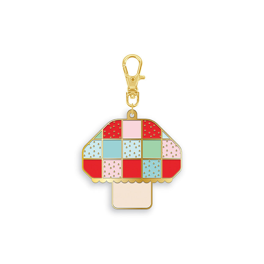 Mushroom Enamel Charm by Tasha Noel for Riley Blake Designs | ST-48387