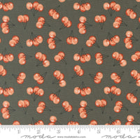 Farmstead Farm Fresh Cherries Charcoal Yardage by Stacy Iest Hsu for Moda Fabrics | 5 Yard Backing | 20906 16