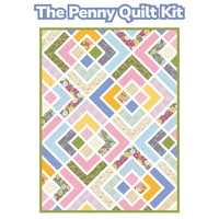 The Penny Quilt Custom Quilt Kit With Little Darlin' by the RBD Designers | Quilt Size 55" x 74"