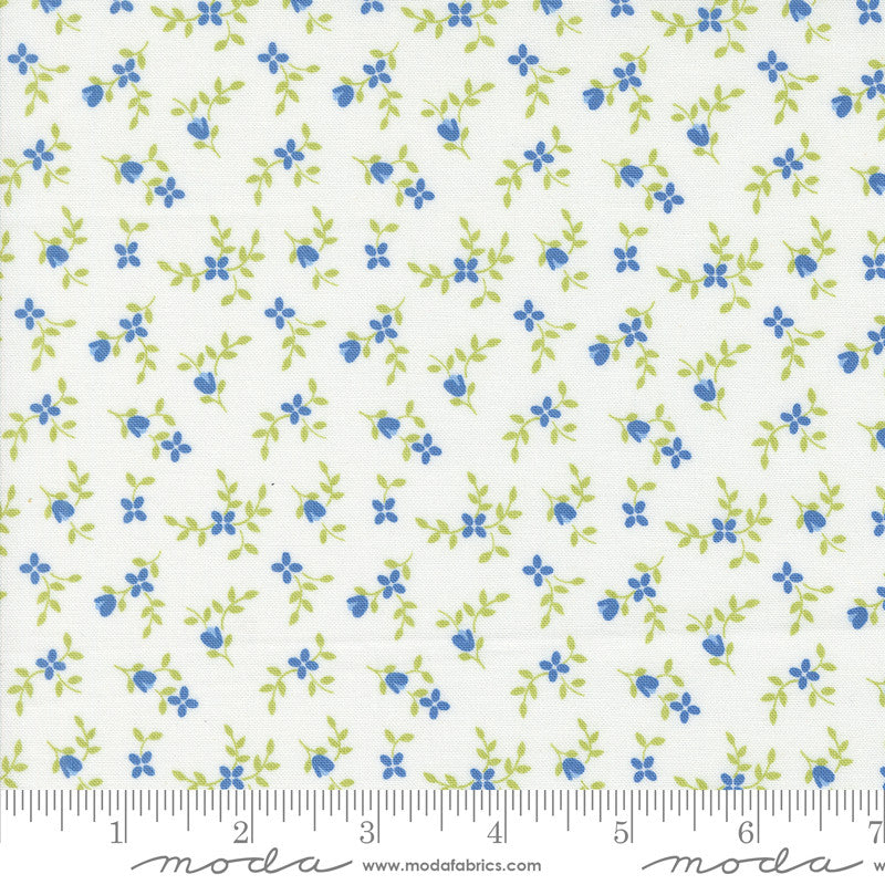 PRESALE Cali & Co Vine and Bud Cloud Cobalt Yardage by Corey Yoder for Moda Fabrics | 29192 21