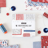 PRESALE Independence Day Mini Charm by Sweetwater for Moda Fabrics | 42 Pcs | 55720MC