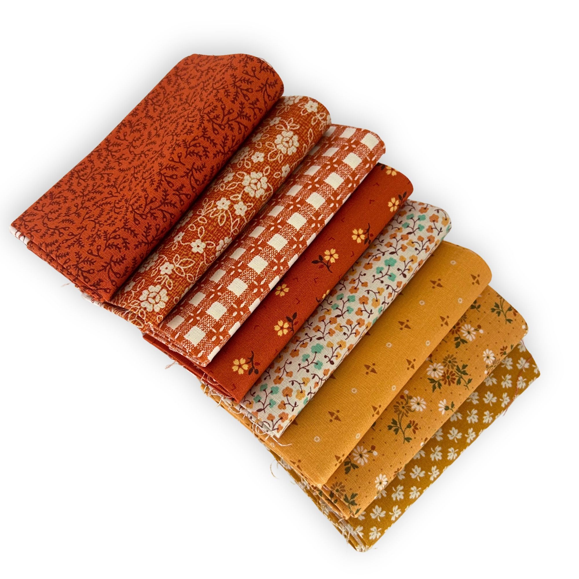 Fat Quarter Bundle Autumn | Baked With Love by Lori Holt of Bee in My Bonnet | 8 Fat Quarters | Curated Bundle