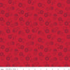 American Beauty Red Tonal Floral Yardage by Dani Mogstad for Riley Blake Designs |C14444 RED