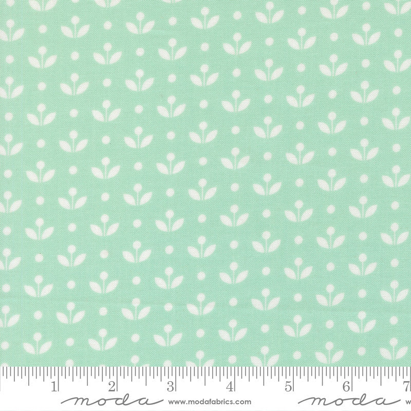 PRESALE Bloomsberry Mayfair Aqua Yardage by Camille Roskelley for Moda Fabrics | 55357 13