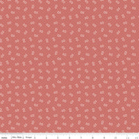 Mary Catherine Flower Dots Faded Red Yardage by Amy Smart for Riley Blake Designs | C16705-FADEDRED