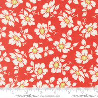 Summers End Cosmos Persimmon Yardage by Fig Tree & Co for Moda Fabrics | 35431 16