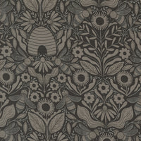 Bee Garden Beehive Melody Black by Gingiber for Moda Fabrics | 48414 21