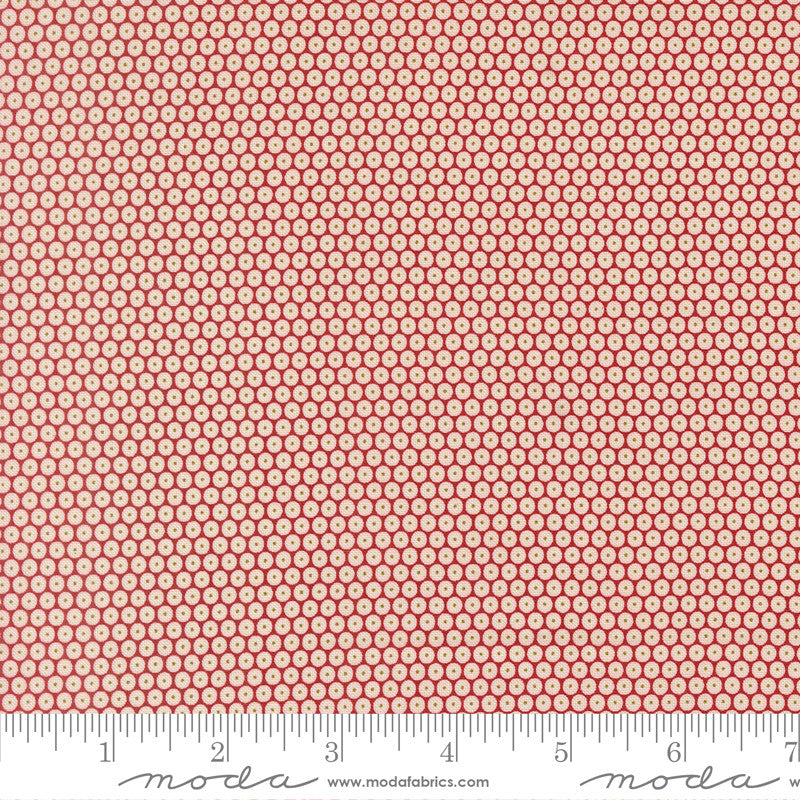PRESALE Chilly Snowball Red Yardage by Sweetwater for Moda Fabrics | 55718 12