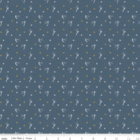 PRESALE Story Land Fairy Lights Navy Yardage by Sarah Jane for Riley Blake Designs | C18305-NAVY