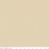 Plaid-Venture Club Explorer Tan Yardage by The RBD Designers for Riley Blake Designs |  C17048-TAN