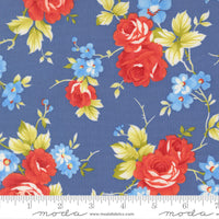 PRESALE Rosie Country Rose Denim Jeans Yardage by Fig Tree & Co for Moda Fabrics | 35420 19