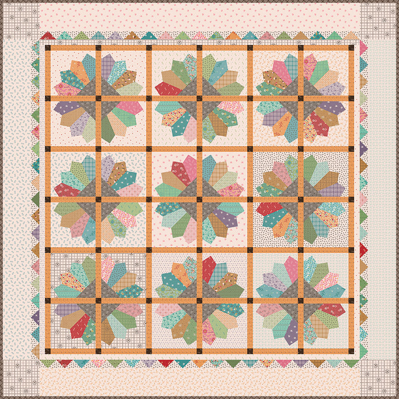 Delightful Quilt Kit Boxed With Gentler Times by Lori Holt of Bee in My Bonnet | KT-16470