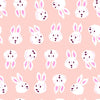 PRESALE Hello Alice Rushing Rabbit Vintage Pink Yardage by Sarah Watts for Ruby Star Society | RS2125 11