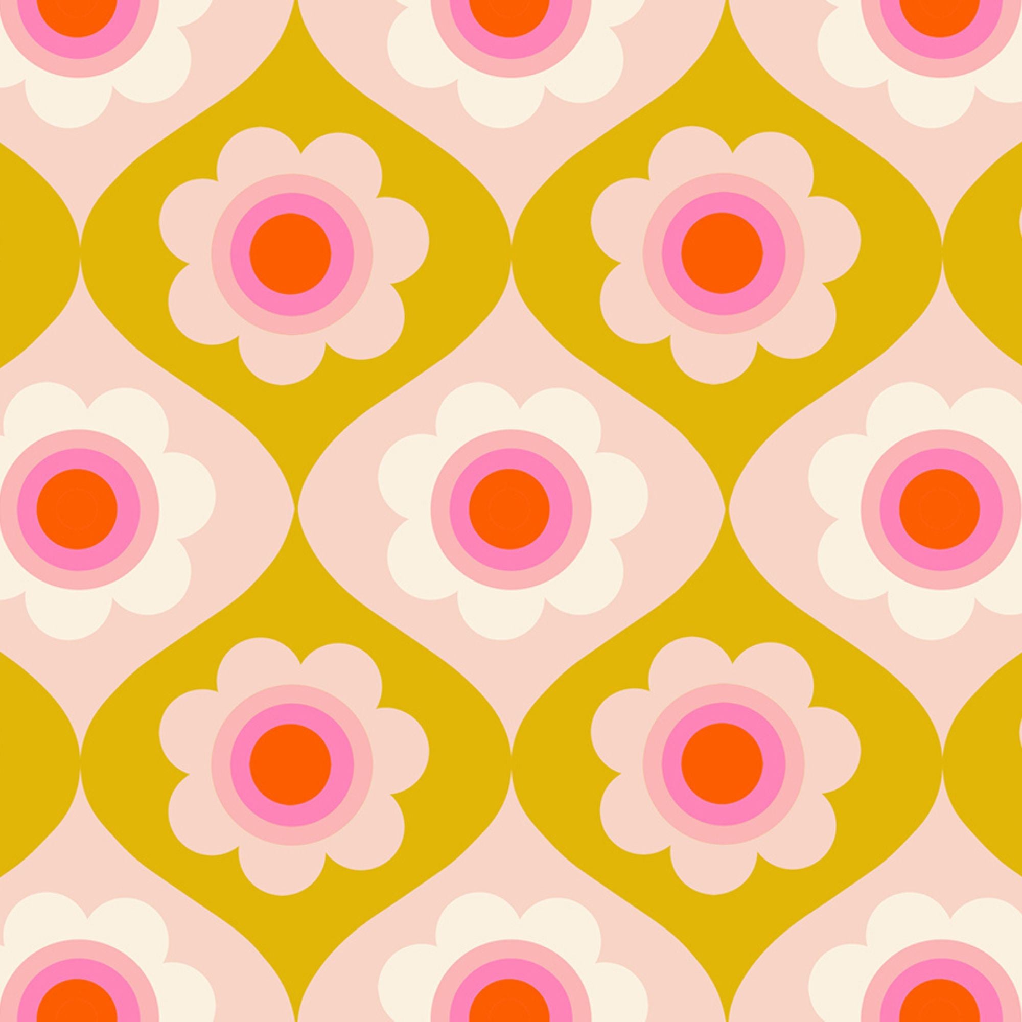 Trinketry Floral Goldenrod Yardage by Melody Miller for Ruby Star Society | RS0114 14