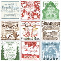 PRESALE Gingerbread Flour Sack Large Patch Panel by J. Wecker Frisch for Riley Blake Designs | PD17841-PANEL