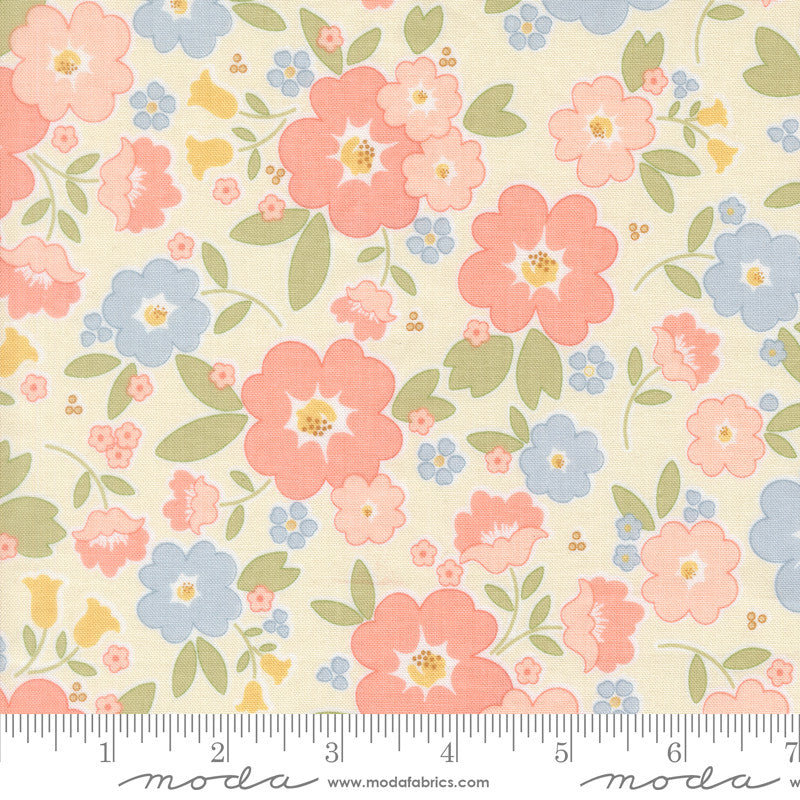 PRESALE Handmade Sweetness Vintage Blooms Porcelain  Yardage by Heather Briggs of My Sew Quilty Life for Moda Fabrics | 31790 11