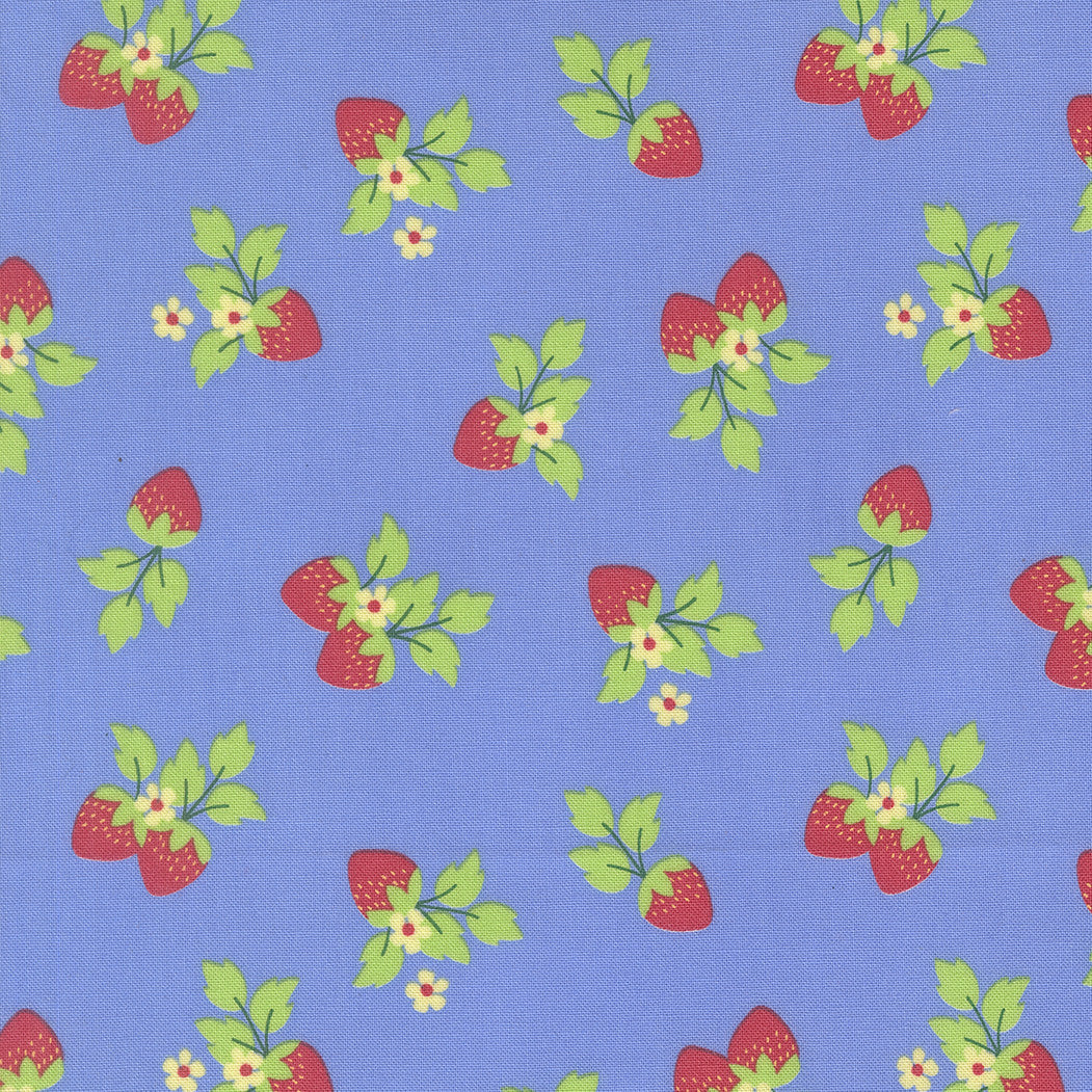 Fruit Salad Strawberries Sky Yardage by Corey Yoder for Moda Fabrics | 29243 23