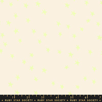 PRESALE Freaky Familiars Starry Neon Yellow Yardage by Ruby Star Society | RS4109 95