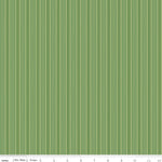 Autumn Basil Stripe Yardage by Lori Holt for Riley Blake Designs | C14665 BASIL Cut Options Available