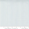 Nantucket Summer Stripe Cream Blue Yardage by Camille Roskelley for Moda Fabrics | 55267 24