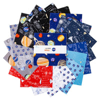 Outer Space 10" Stacker by NASA for Riley Blake Designs | 42 Pcs | 10-15480-42