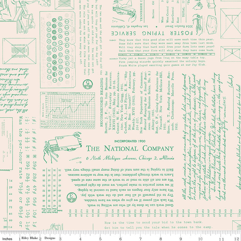PRESALE TYPE/ography Background Alpine Yardage by Lori Holt of Bee in My Bonnet for Riley Blake Designs | C16851-ALPINE