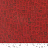 PRESALE Independence Day American Houses Red Yardage by Sweetwater for Moda Fabrics | 55723 23