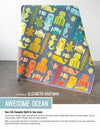 Awesome Ocean Quilt Pattern by Elizabeth Hartman  | EH-036 All Piecing No Applique Pattern