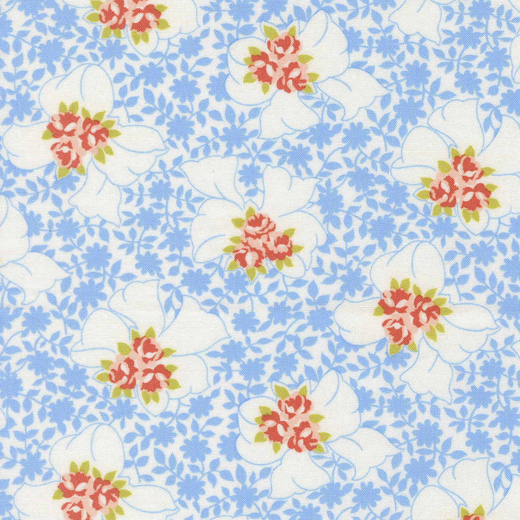 PRESALE Rosie Nanas Apron Forget Me Not Yardage by Fig Tree & Co for Moda Fabrics | 35421 26