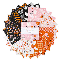Hey Pumpkin 5" Stacker by My Mind's Eye for Riley Blake Designs | 42 Precut 5" Squares | 5-16030-42