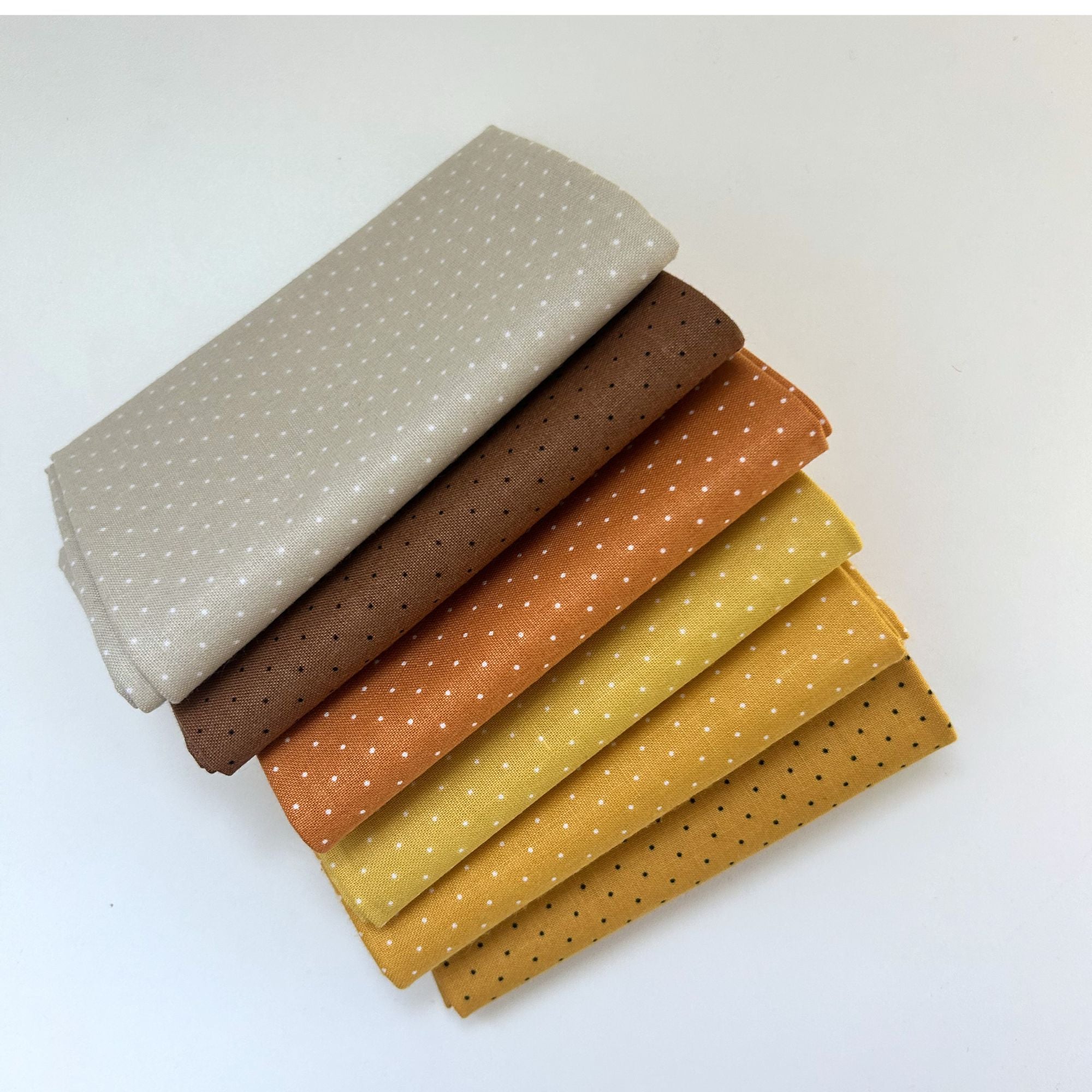 American Jane Pindots Custom Fat Quarter Autumn Bundle by American Jane for Riley Blake Designs | 6 FQs | Curated Bundle