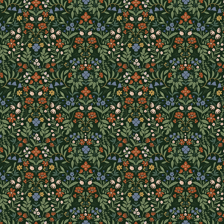 PRESALE Before the Bloom Iris Pine Yardage Danelys Sidron for Riley Blake Designs | C18064-PINE