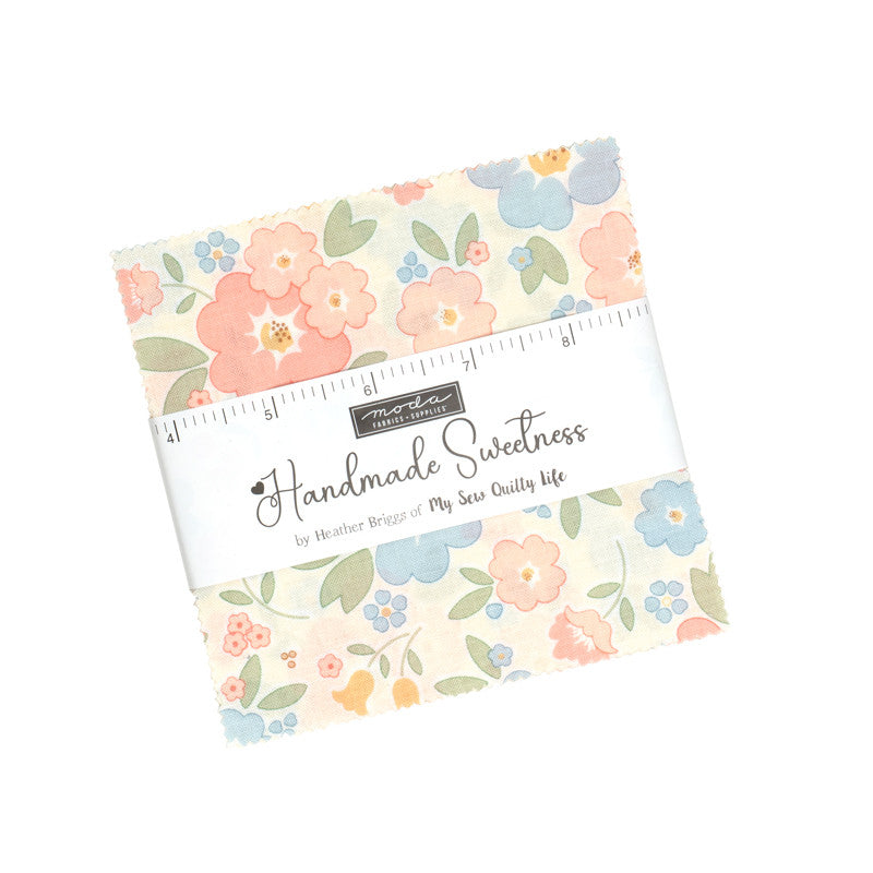 PRESALE Handmade Sweetness Charm Pack 5" by Heather Briggs of My Sew Quilty Life for Moda Fabrics | 42 Pcs | 31790PP