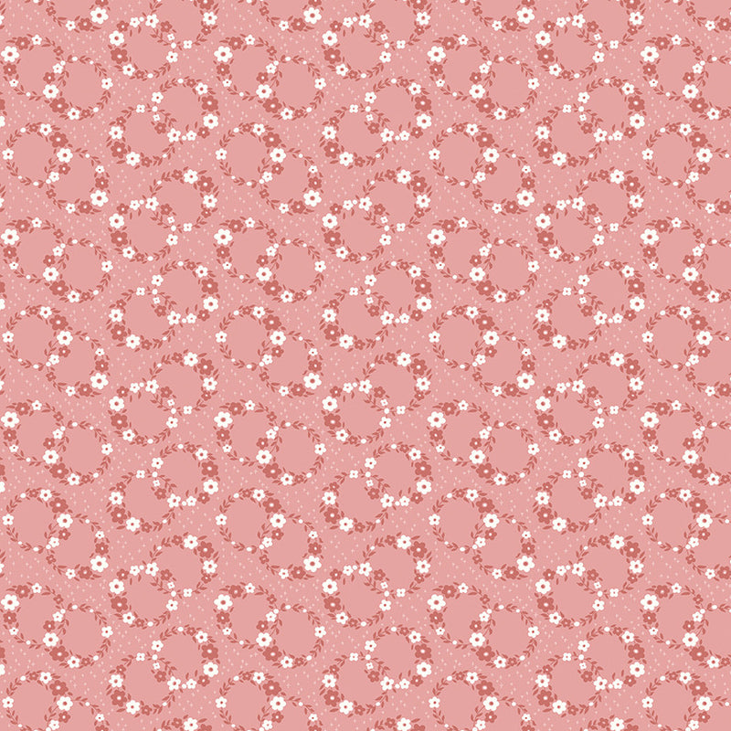 Mary Catherine Bows Faded Red Yardage by Amy Smart for Riley Blake Designs | C16702-FADEDRED