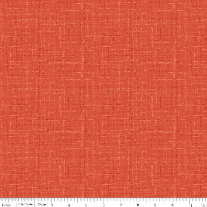 Grasscloth Cottons Orange Yardage by Heather Peterson of Anka's Treasures for Riley Blake Designs | C780-ORANGE