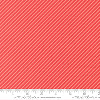 PRESALE Delightfully Yours Stripe Geranium by Sherri & Chelsi for Moda Fabrics | 37708 16