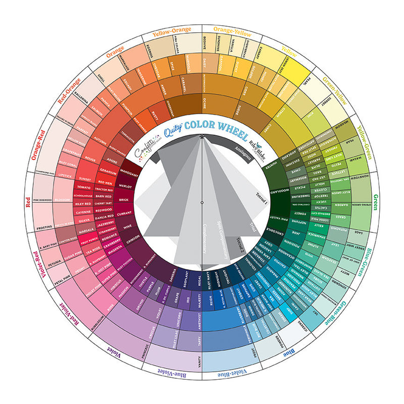 Riley Blake Designs Quilty Color Wheel | Use With Confetti Cottons | ST-45655