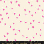 Starry Neon Pink Yardage by Alexia Marcelle Abegg for Ruby Star Society and Moda Fabrics | RS4109 36
