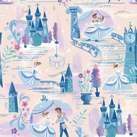 PRESALE Wishes The Ball Ballerina Sparkle Yardage by Jill Howarth for Riley Blake Designs | SC18070-BALLERINA