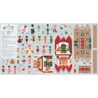 PRESALE Nutcracker Tradition Felt Panel by Jennifer Long for Riley Blake Designs | Panel Size 36 1/2" x 69 1/2" | FT17677-PANEL