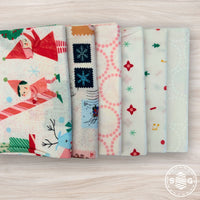 Tiny Christmas Custom Fat Quarter Bundle Low Volume by Lizzy House for Moda Fabrics | 6 Fat Quarters