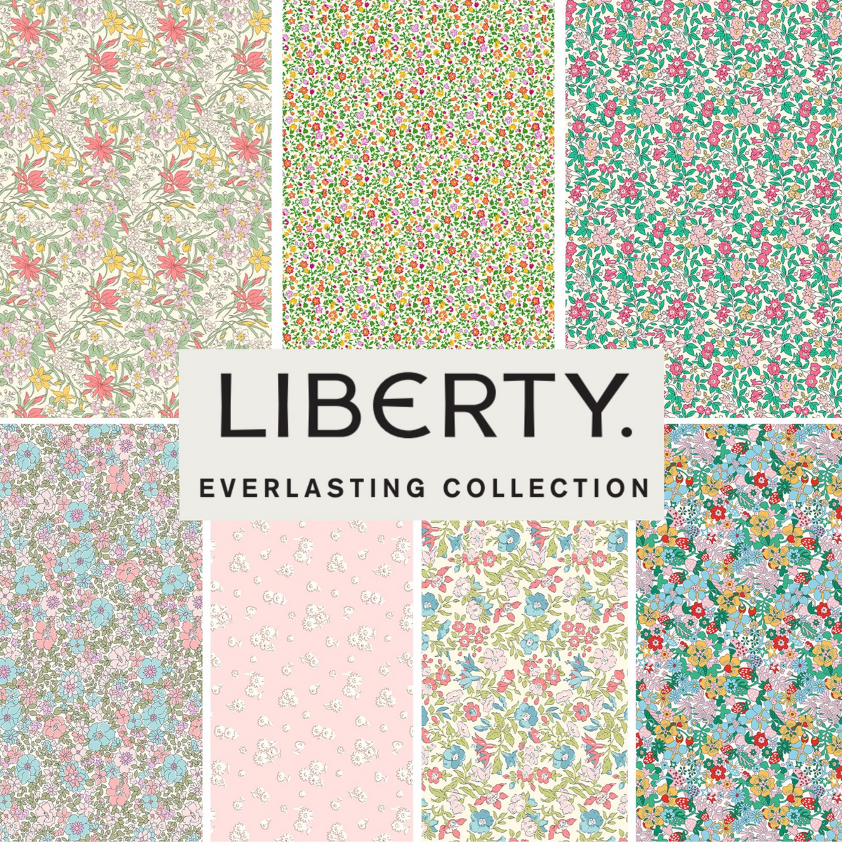 Half Yard Bundle Bundle | Everlasting by Liberty Fabrics for Riley Blake Designs | 7 Half Yards | Curated Bundle
