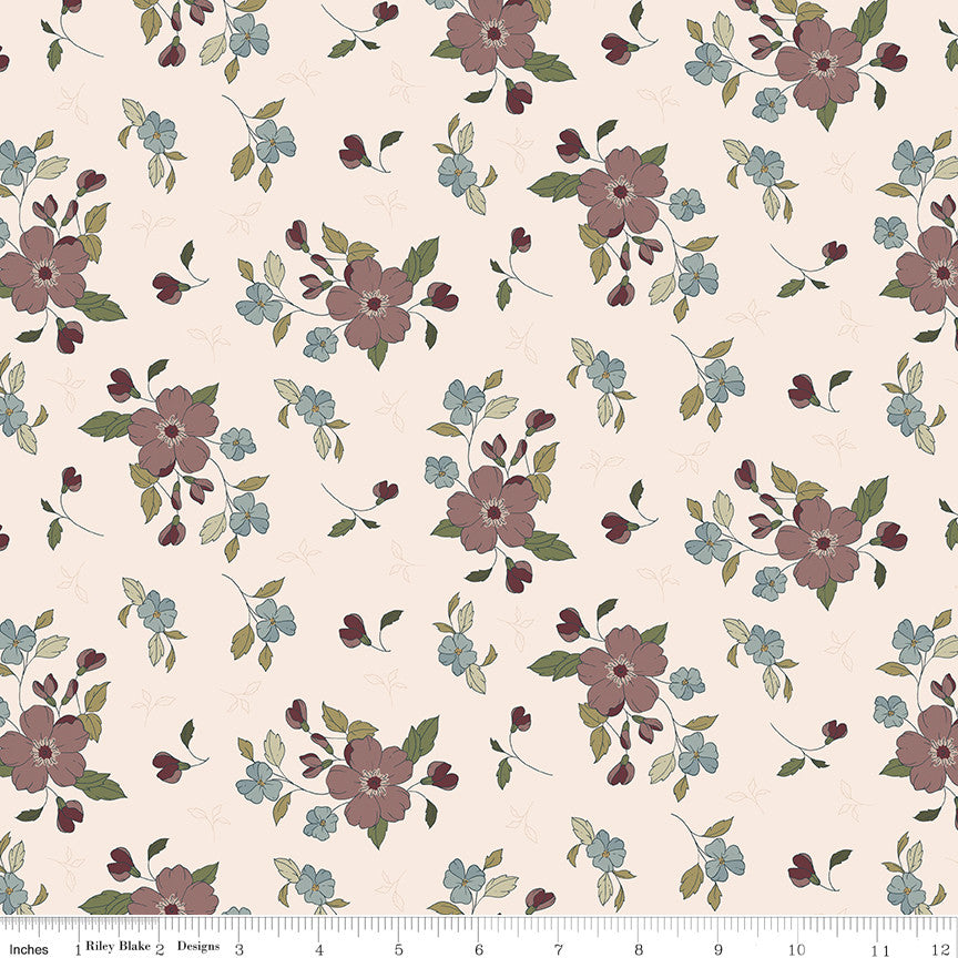 PRESALE Charmed & Treasured Main Latte Yardage by Kassidy Grace for Riley Blake Designs | C18160-LATTE