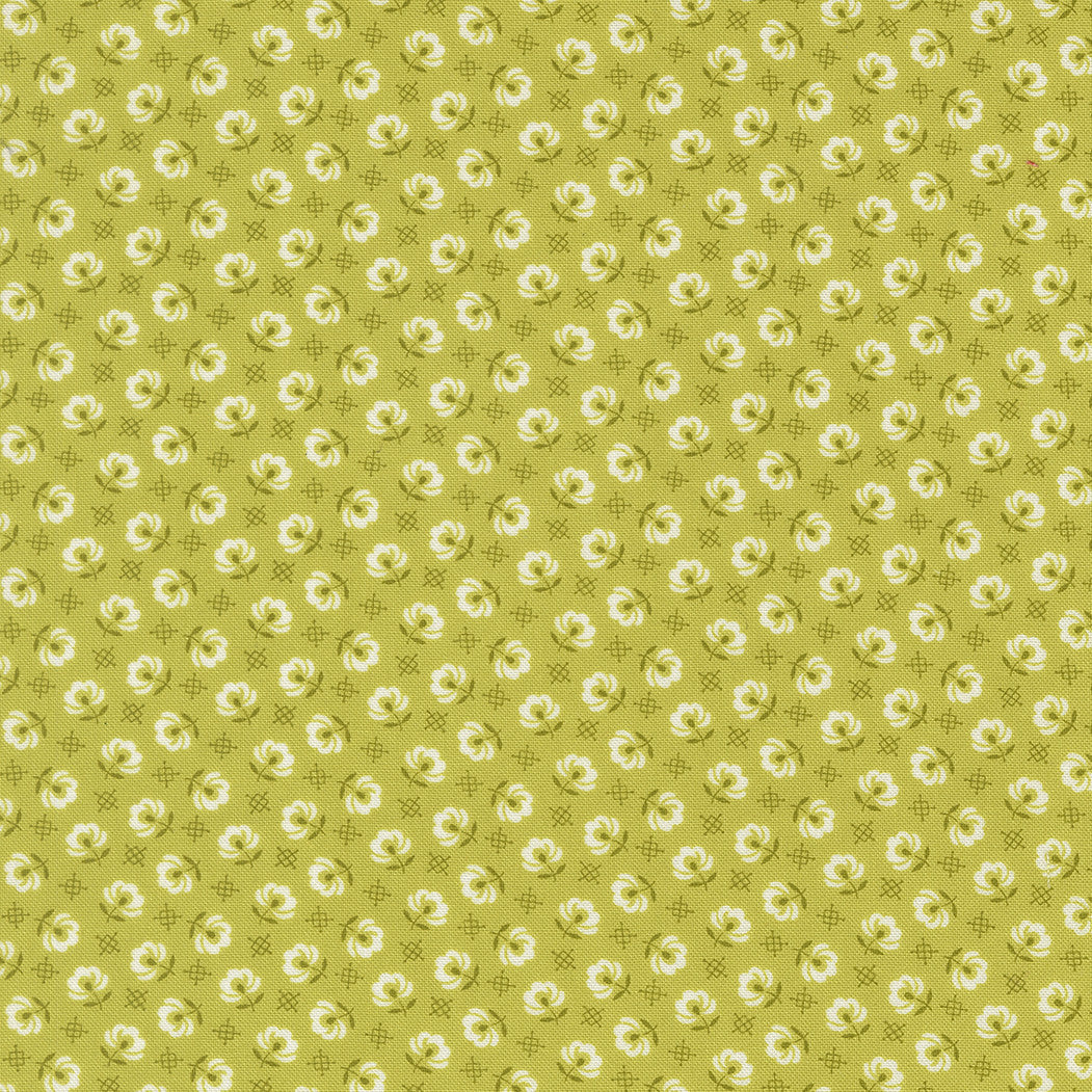 PRESALE Rosie Prairie Toss Green Apple Yardage by Fig Tree & Co for Moda Fabrics | 35425 20