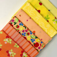 Fruit Salad Custom Fat Quarter Bundle Sunshine Cantaloupe by Corey Yoder for Moda Fabrics | 7 FQs | Curated Bundle