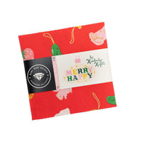 PRESALE Merry Happy Charm Pack 5" by Kimberly Kight for Ruby Star Society | 42 Pcs | RS3097PP