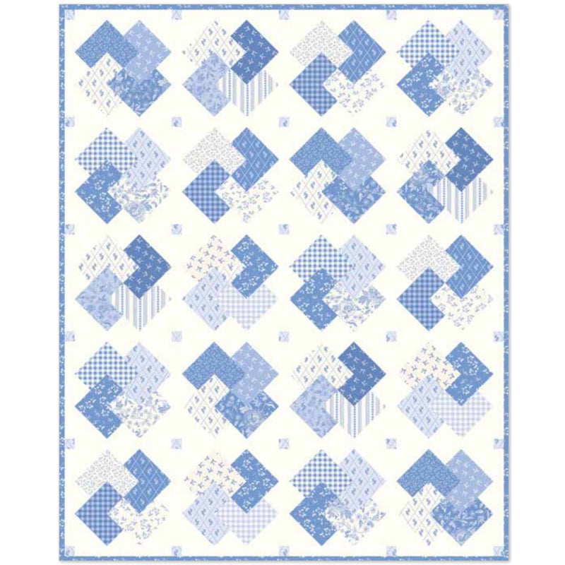 PRESALE Penelope Rose Custom Quilt Kit with Penelope by My Mind's Eye for Riley Blake Designs | Free Pattern