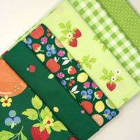 Fruit Salad Custom Fat Quarter Bundle Green by Corey Yoder for Moda Fabrics | 6 FQs | Curated Bundle